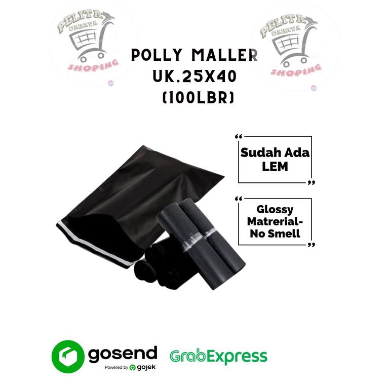 

Plastik PolyMailer/Packing OnlineShop Uk.25x40 (100lbr)