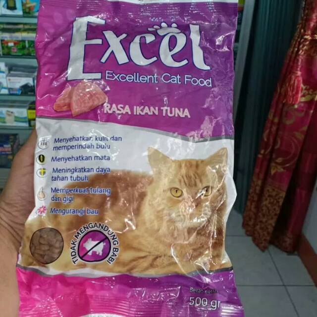 Makanan kucing Murah EXCEL Repack 500 Gram