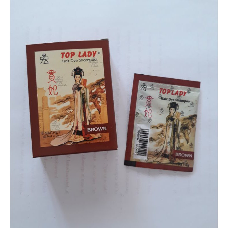 Hi Top Semir Rambut Shampo Coklat
