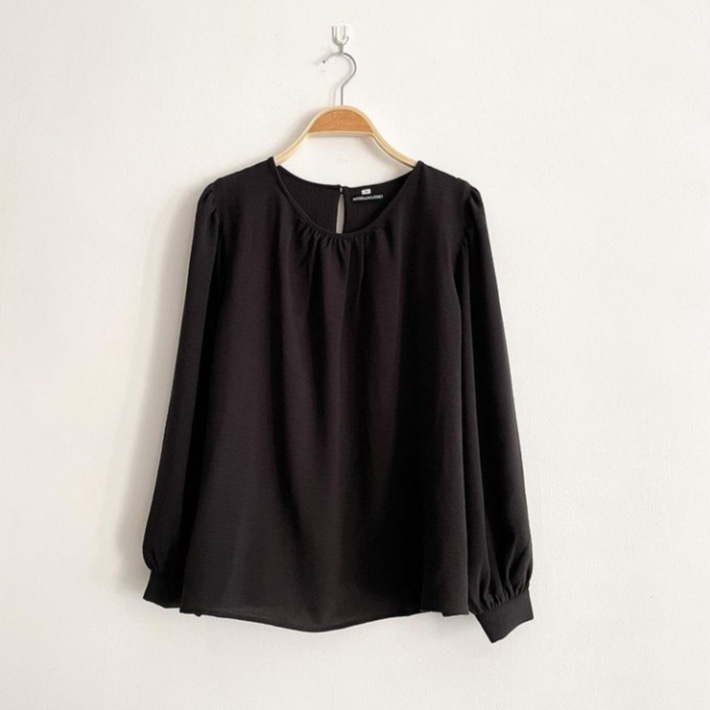 BEFAST - ZEC OOTD Wanita Blouse KIO / Septha Oversize RAYON DIAMOND ( LD 116CM ) / Blouse Casual Wanita / Atasan Lengan Panjang / Blouse Remaja Wanita Formal / Fashion Kerja Wanita / Blouse Terbaru 2022