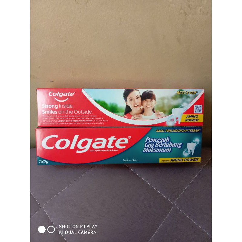 PASTA GIGI COLGATE FRESH COOL MINT PUDINA EKTRA 180 GRAM ORIGINAL