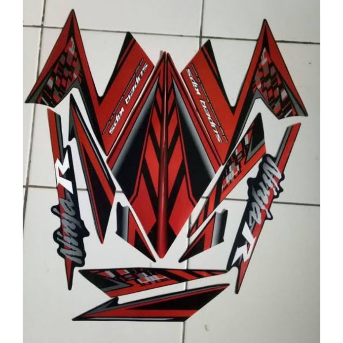 striping ninja R orange 2014 striping lis stiker standar Ori kawasaki ninja R 2014 orange