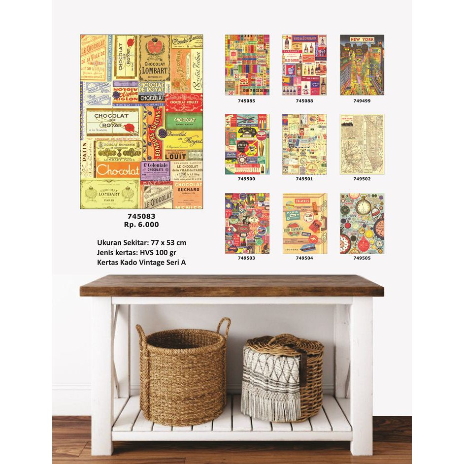 

Kertas Kado Besar Vintage Chocolate_Series
