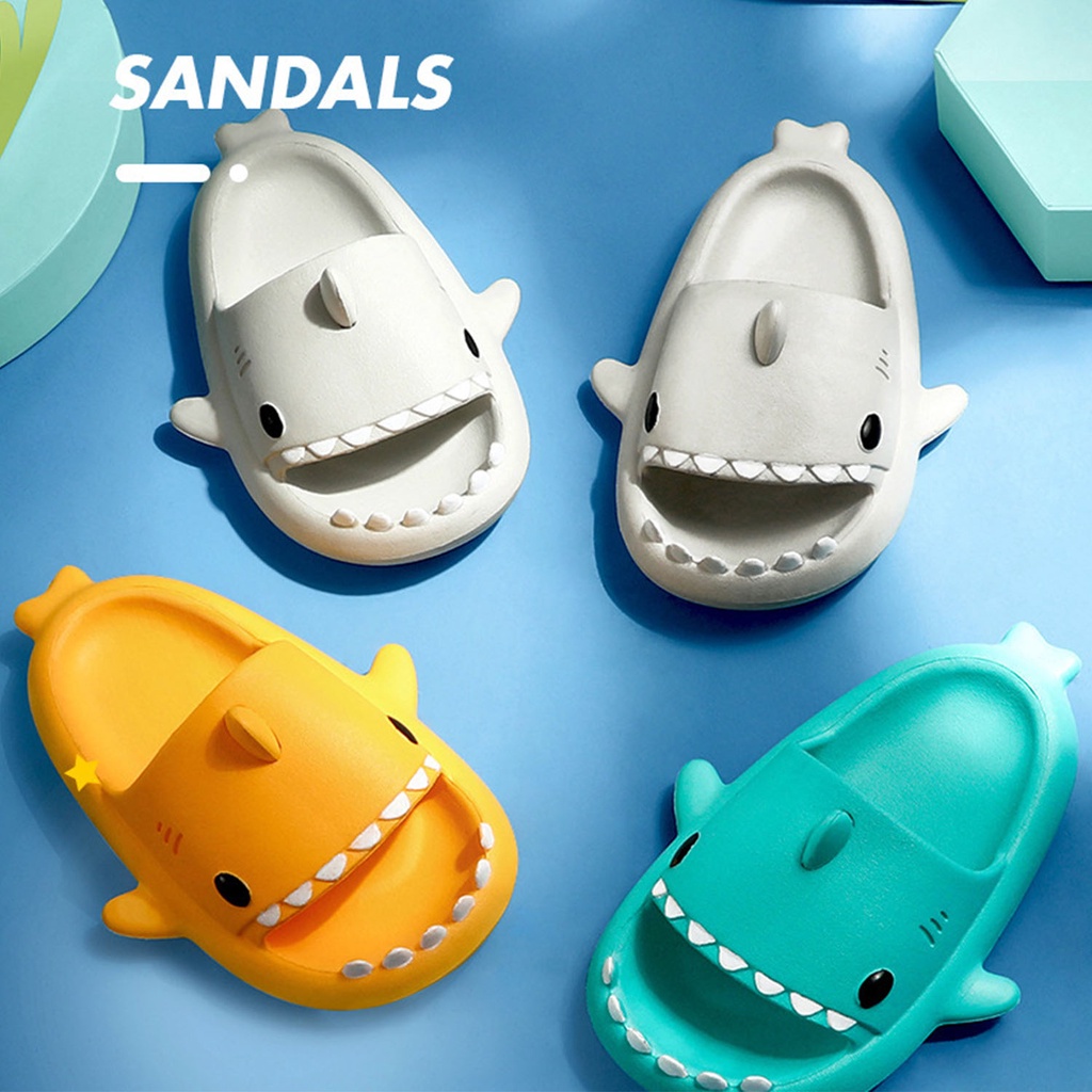 PROMO 10.10 PUNCAK ☀ACCBAYI☀ SA0007 SANDEL Sandal Baby Shark / Sandal Hiu / Sandal Anak Lucu / Sandal Import ANAK BAYI