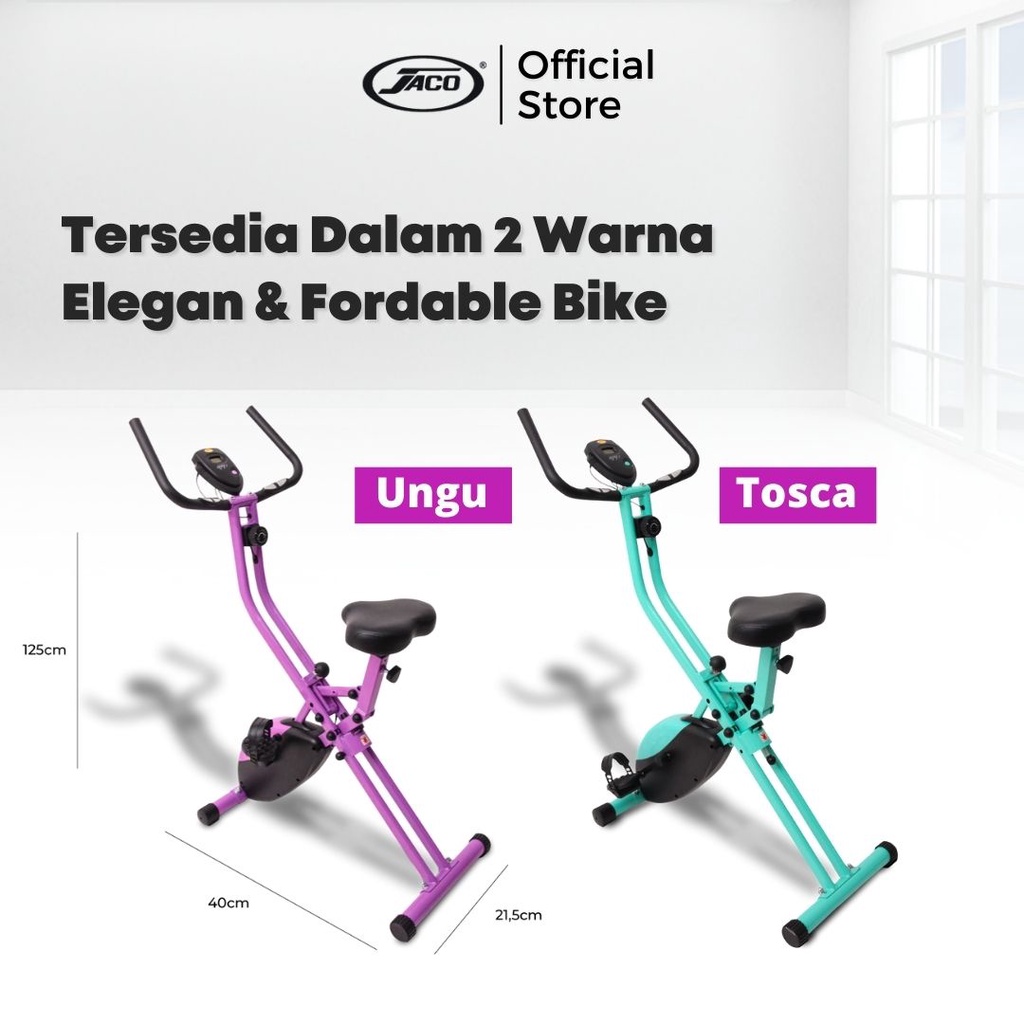 Jaco Power Horse Bike JC 983 Alat Fitness Sepeda Olahraga Sepeda Statis Sepeda Berkuda