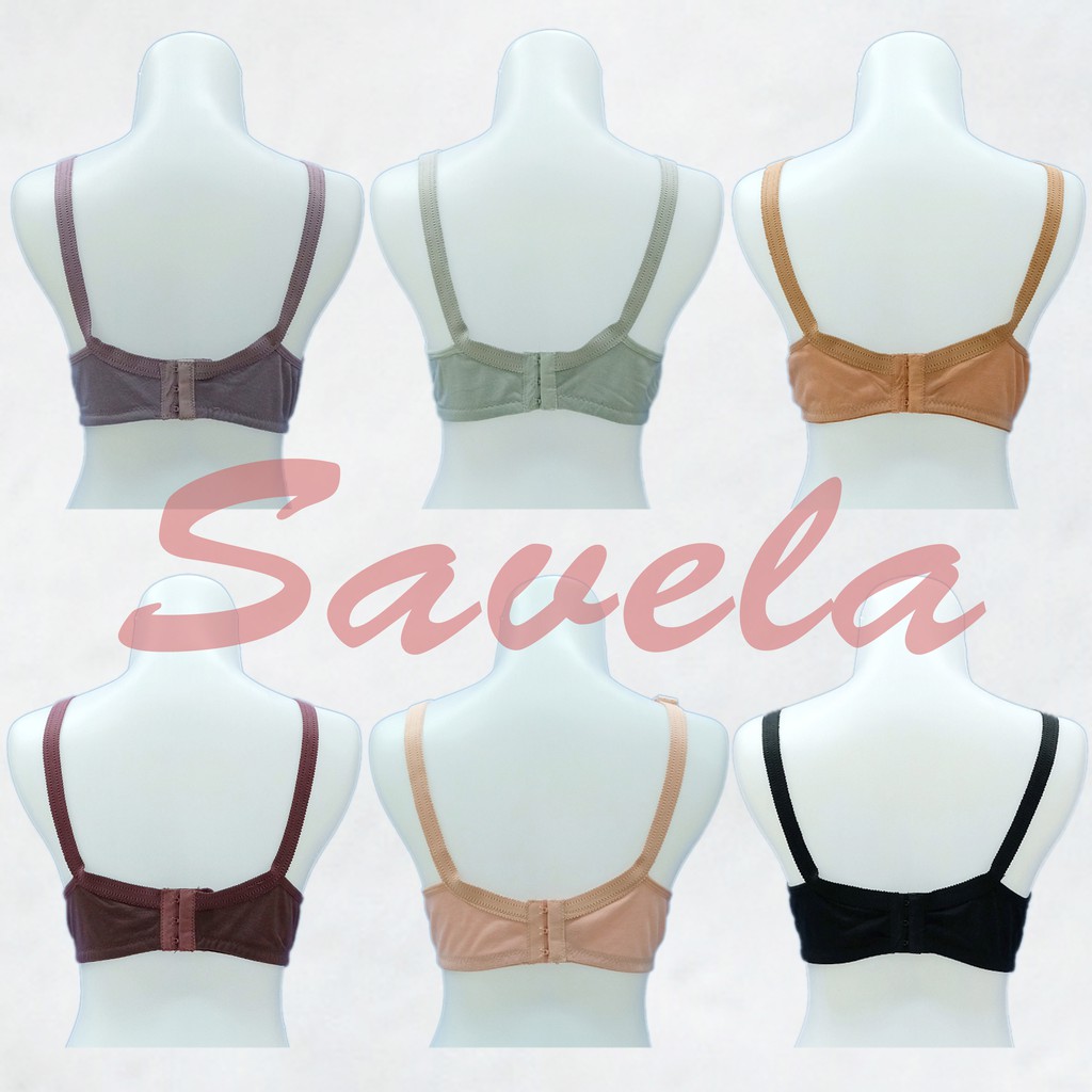 SAVELA | Sport Bra CUP Besar Kait 3 / Size Besar / NON BUSA, NON KAWAT / art SVL L03