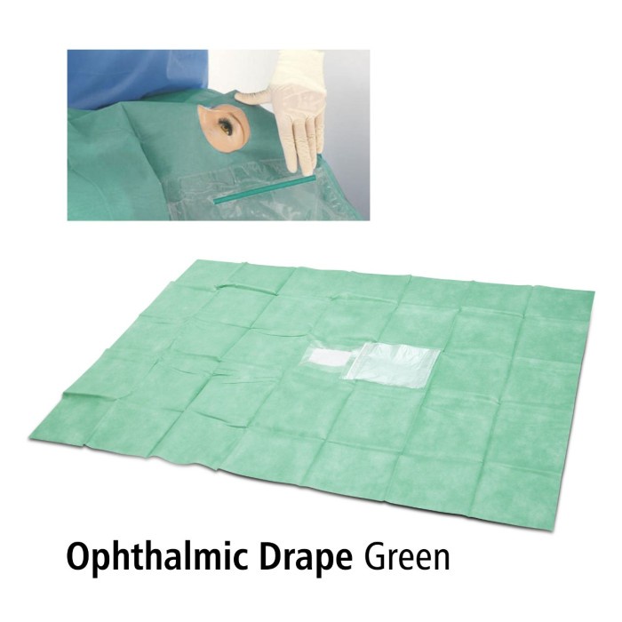 Opthalmic Drape Green Onemed OJ2