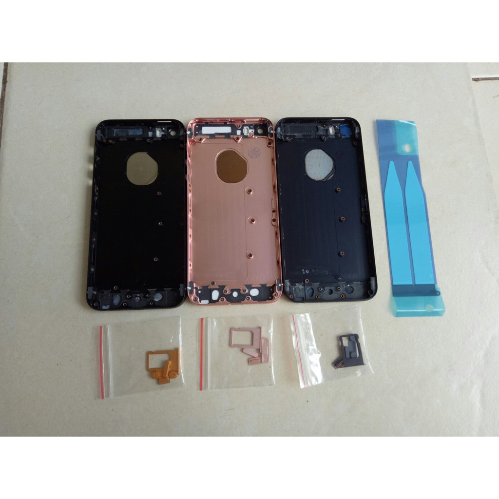 CASING/HOUSING IPONE 5S -MODEL IPONE 6G -BLACK/ROSE