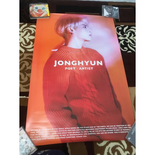 OFFICIAL POSTER JONGHYUN SHINee (She Is, The Story op 1, The Story Op. 2)