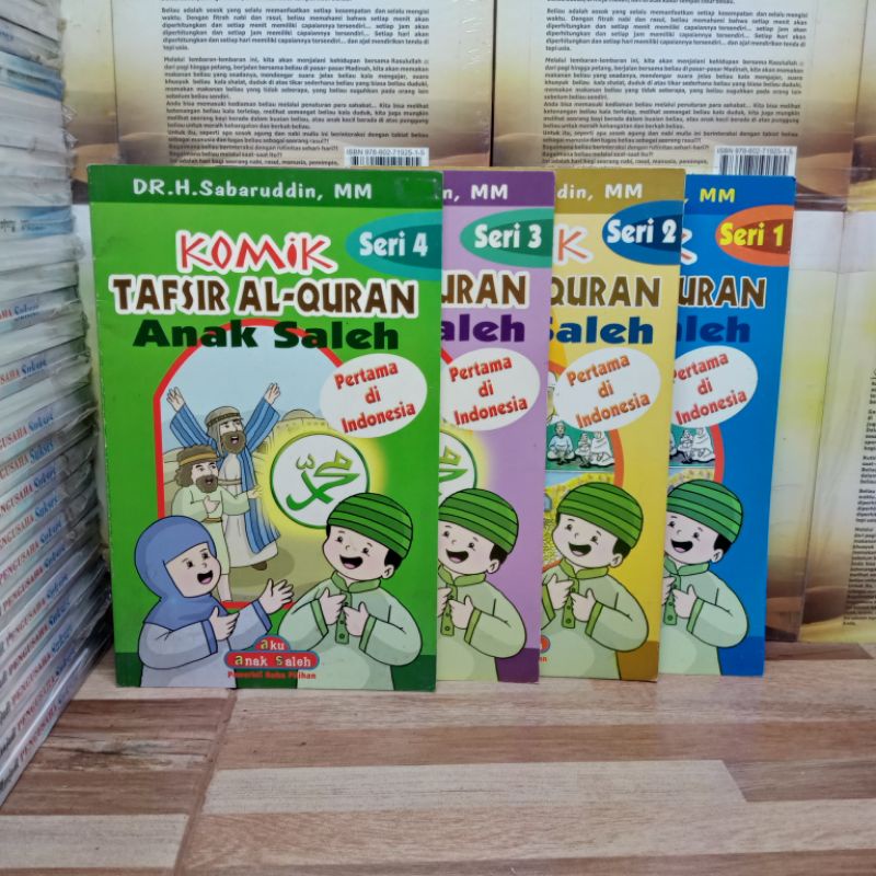 

BUKU ORIGINAL - KOMIK TAFSIR AL QURAN ANAK SALAH - SERI 1-4
