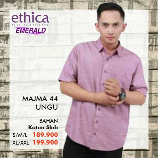 Kemeja dewasa ETHICA MAJMA 44