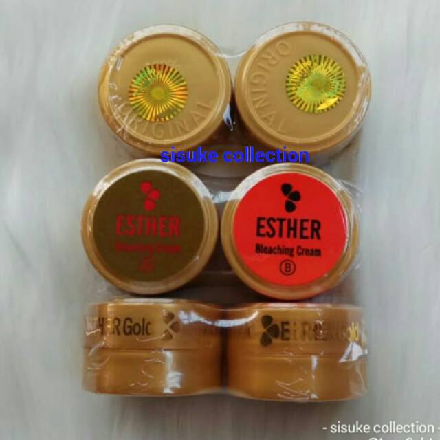 Esther gold coklat Ab SM original