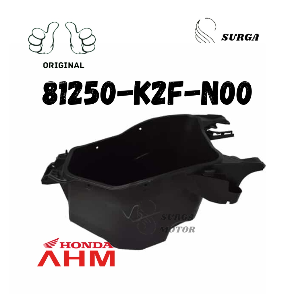 Box Jock Bagasi Box Luggage Scoopy K2F 2021 2022 Jok Tempat Penyimpanan helm Ori Asli Original Honda