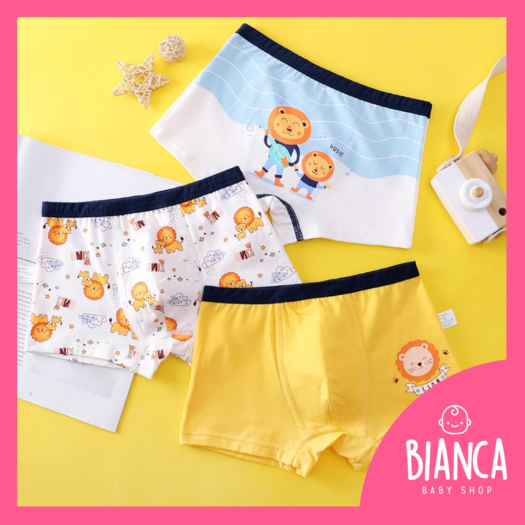 BIANCA - Celana Boxer Anak Laki JUMBO 1 pack isi 3pc