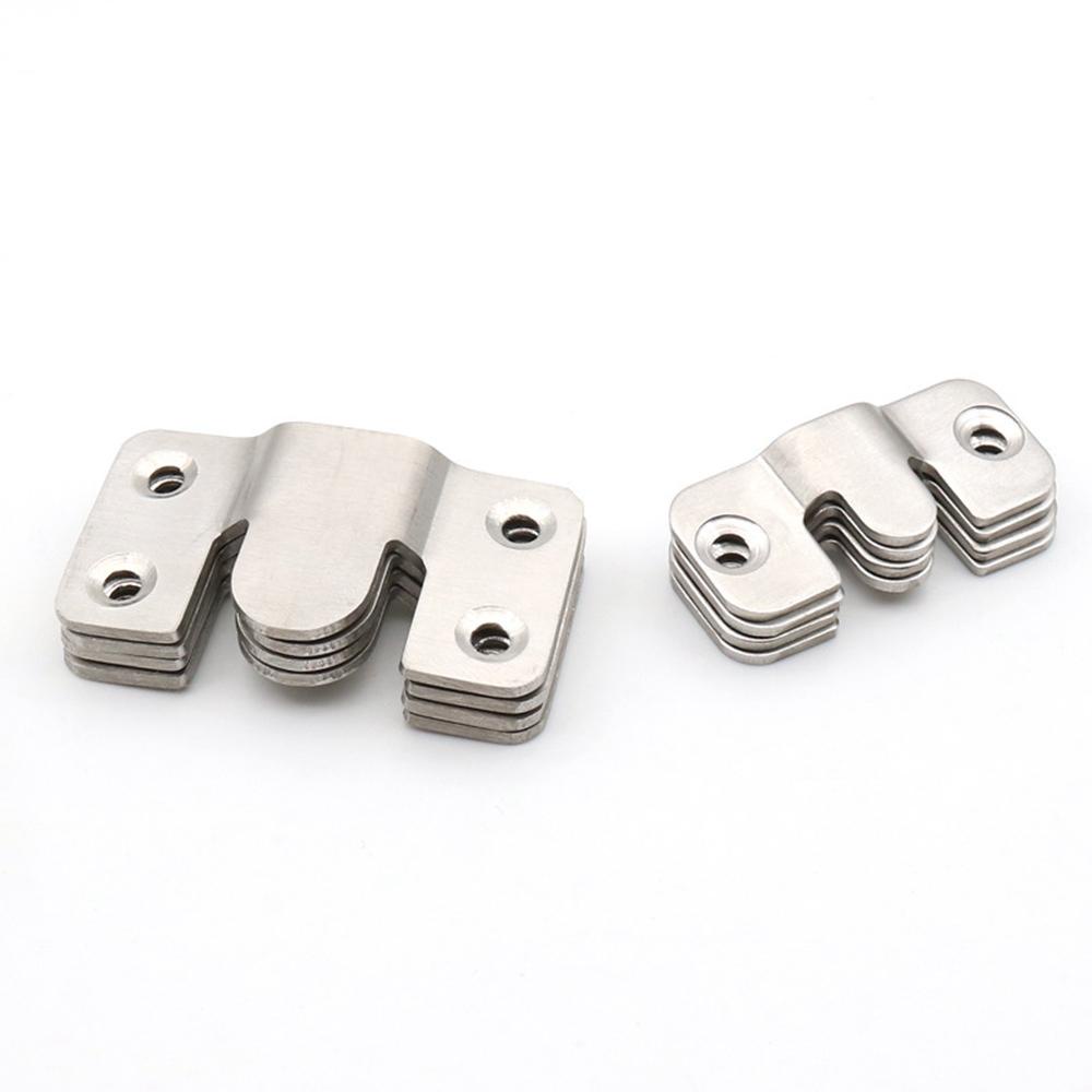 Kait Bingkai Foto Agustina Stainless Steel Flush Mount Z Clip Interlocking Lukisan Display Bracket