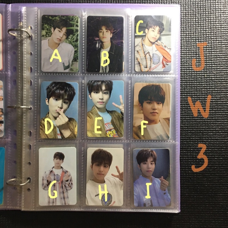 TREASURE JEONGWOO PHOTOCARD - Jeongwoo PC CH1 CH2 CH3 first album