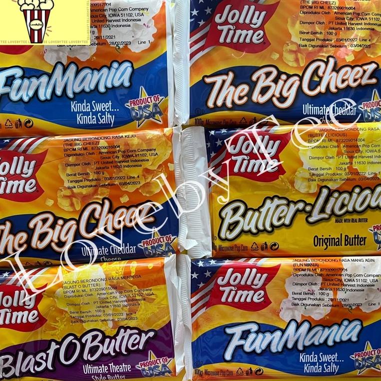 ボ Jolly Time Microwave Popcorn Original Murah HOT SALES 3196 ⌘