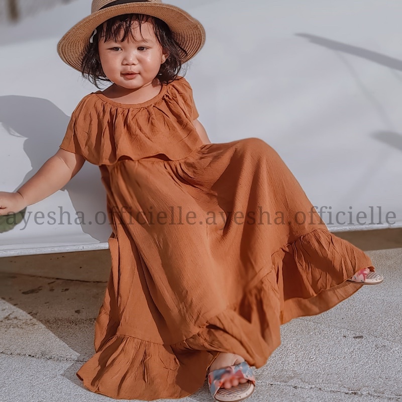 Ayesha - BATARI DRESS | Dress Anak Mewah Katun Rayon Crinkle