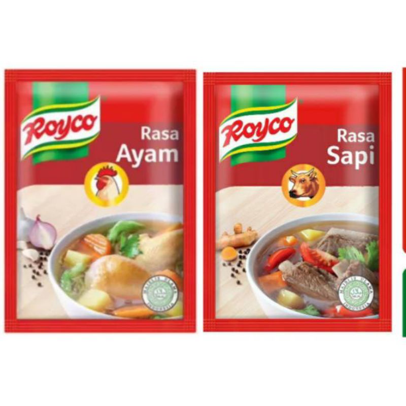 ROYCO BUMBU KALDU SAPI AYAM 94GR DAN 230GR