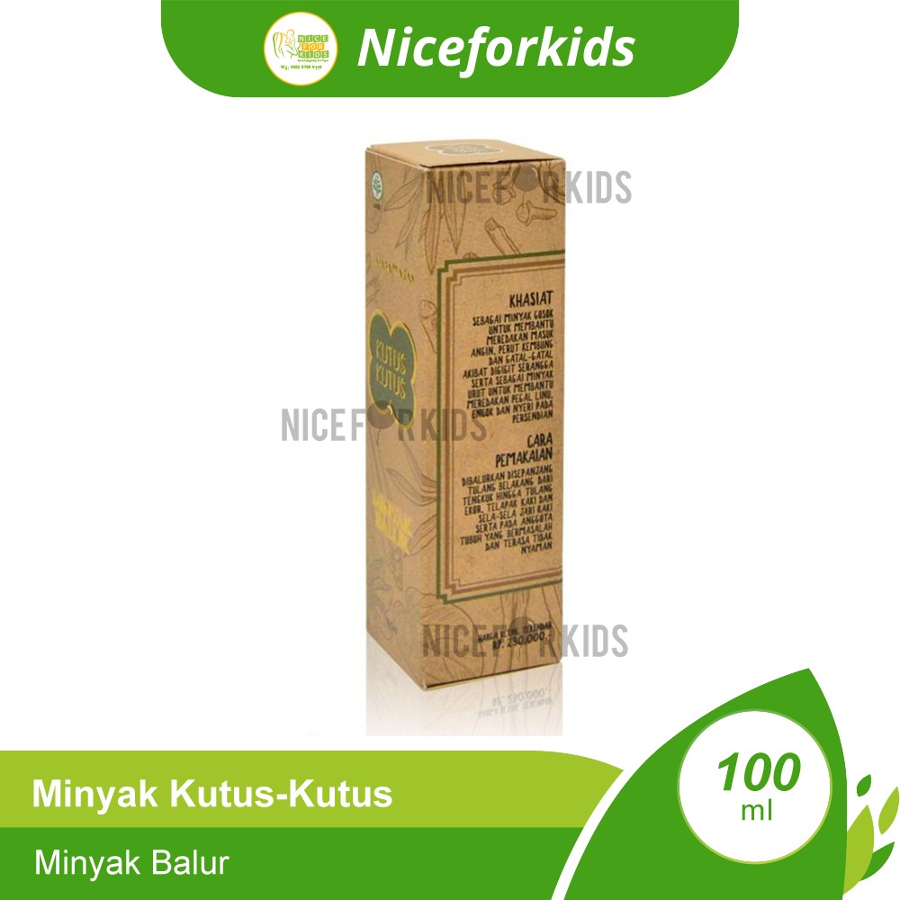 ORIGINAL Minyak Kutus-Kutus Minyak Balur Organik 100 ml / Minyak Gosok / Minyak Obat Herbal