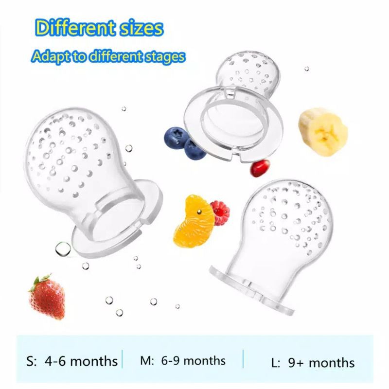 EMPENG DOT BUAH BAYI | BABY LED WEANING | SILIKON FOOD GRADE BPA FREE