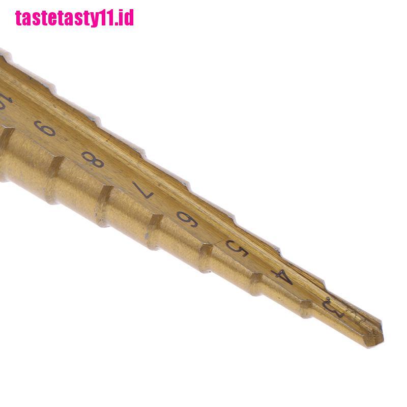 【TTID】3-12mm Coated Stepped Drill Bits Hex Handle Drill Bit Metal Drilling Powe