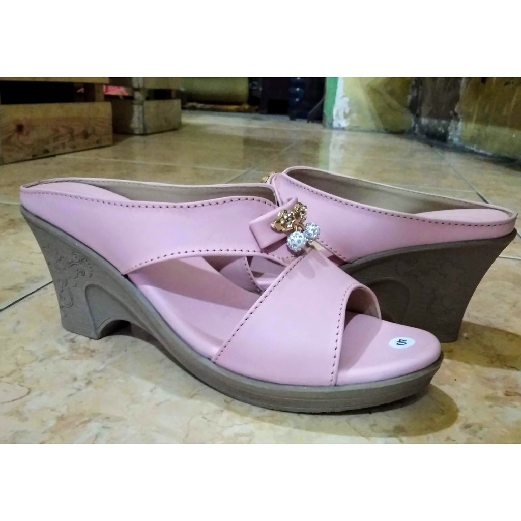 Sandal wanita kulit asli, sandal wanita untuk pernikahan, sandal wanita kondangan, sandal hak tinggi