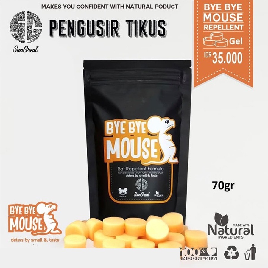 BBMouse Alat Pengusir Tikus Alami Ampuh 70 gr