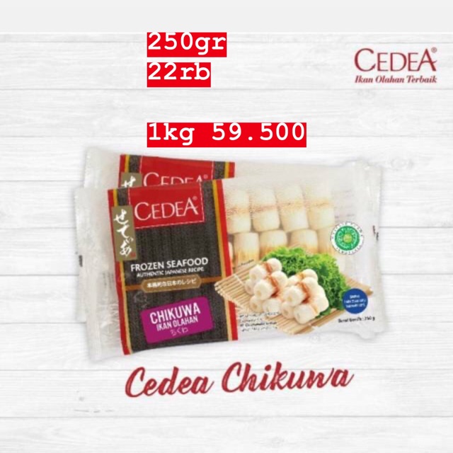 

cedea chikuwa mini 250gr dan 1kg