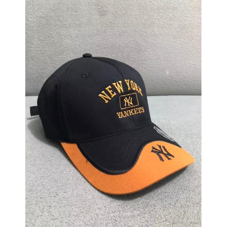 Topi Baseball Import Original Ny Dua Warna pria Wanita