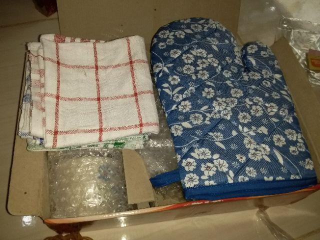 1 Pc Sarung Tangan Dapur Anti Panas Ukuran 27 X 16cm