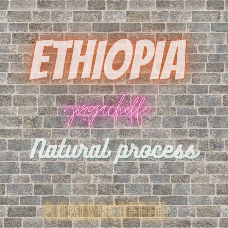 

green Bean / biji kopi arabica ETHIOPIA natural - 500gram