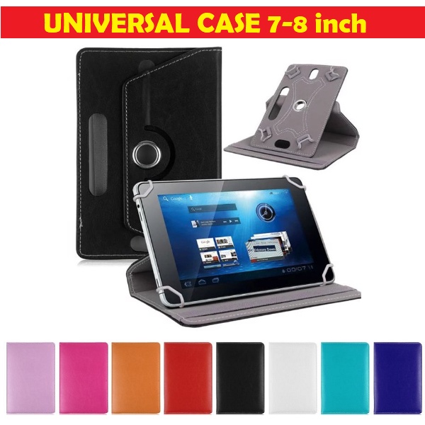 MAXTRON GENIO 8 FLIP CASE ROTATE LEATHER CASE STANDING BOOK COVER