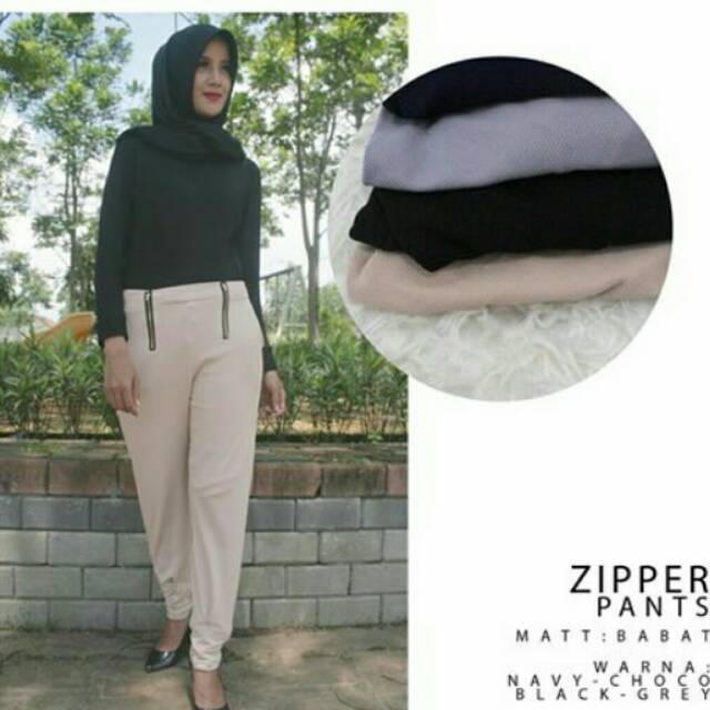 Zipper pants