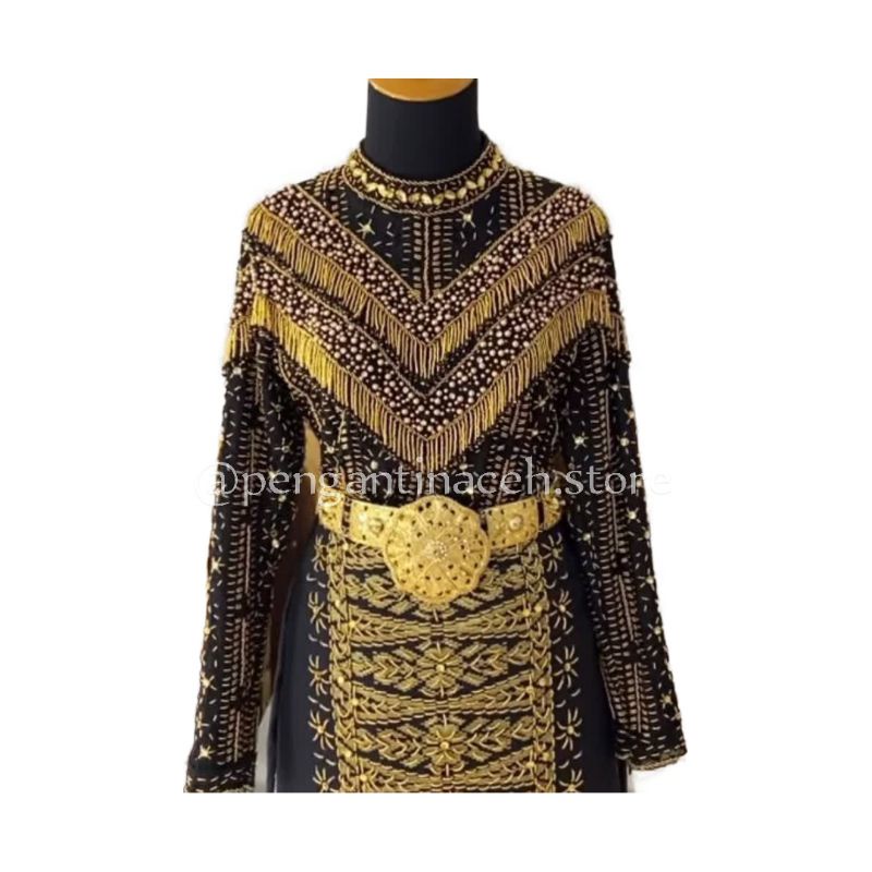 Baju Adat Aceh Wanita Mewah + Songket/Pakaian Pengantin Aceh Wanita/Baju Pengantin Cewek