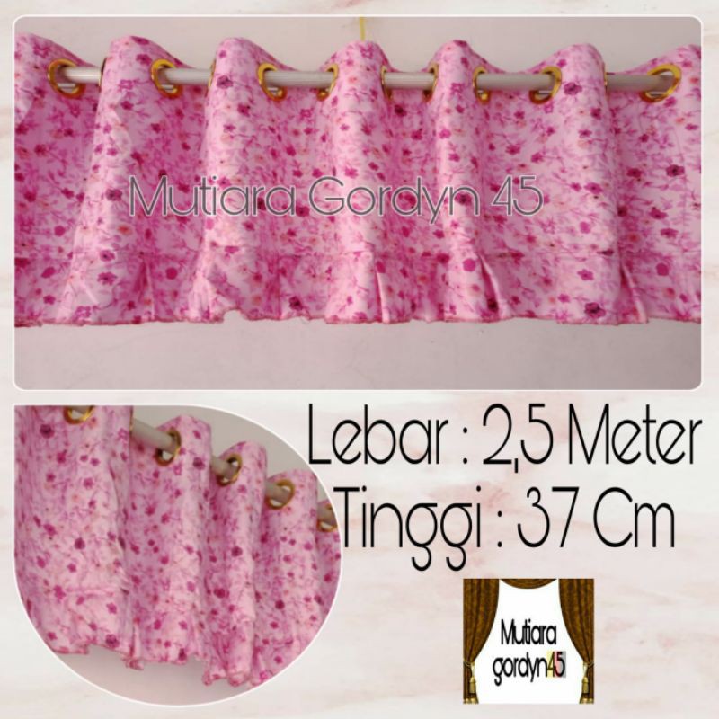 PONI Tirainya aja (TANPA GORDEN) KATUN JEPANG SHABBY PINK Coby 24 SMOKRING