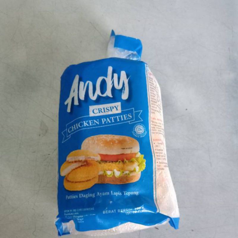 

Andy crispy burger isi 10pcs