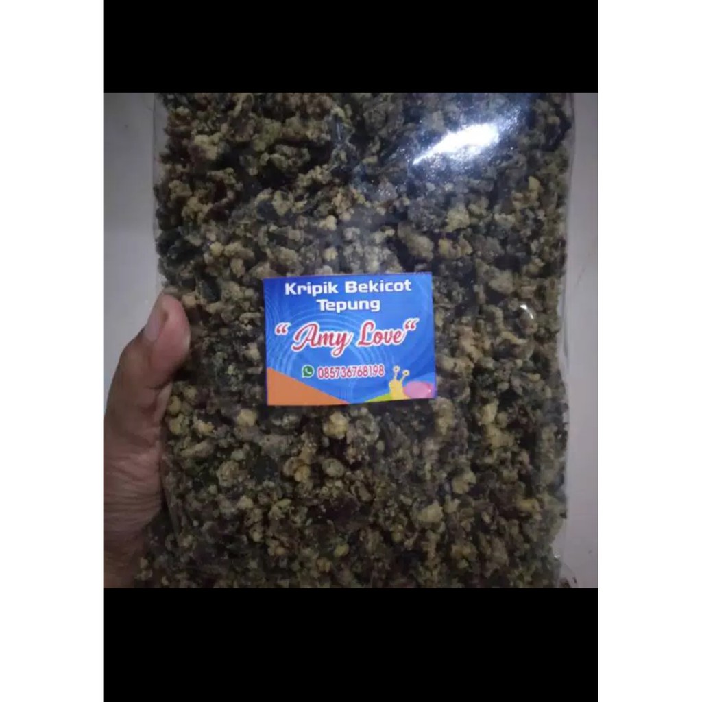

Kripik bekicot kriwilan tepung 500gr