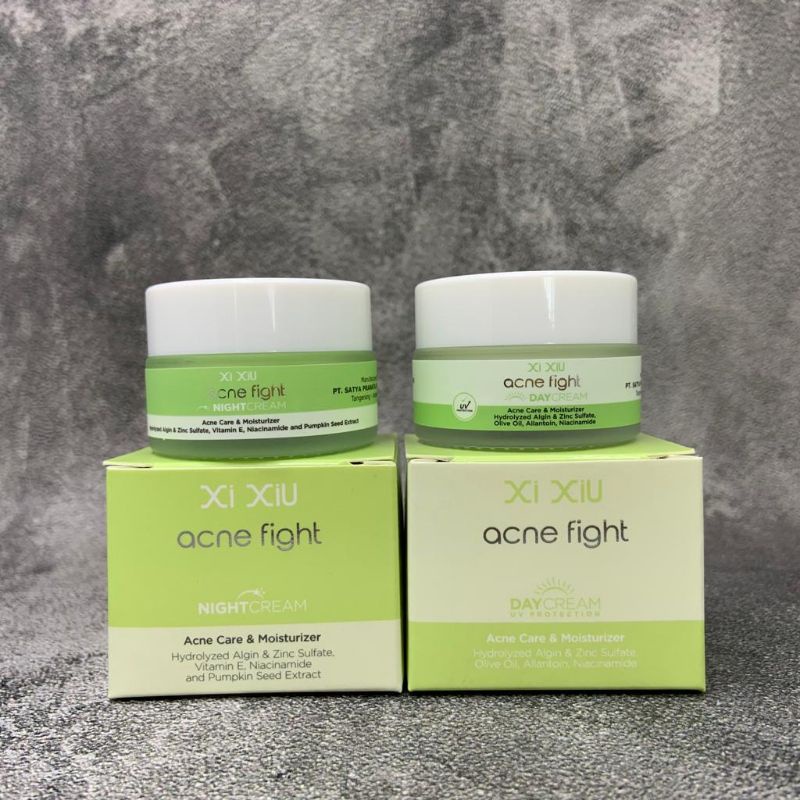 XI XIU - ACNE FIGHT SERIES // PERAWATAN WAJAH JERAWAT BPOM