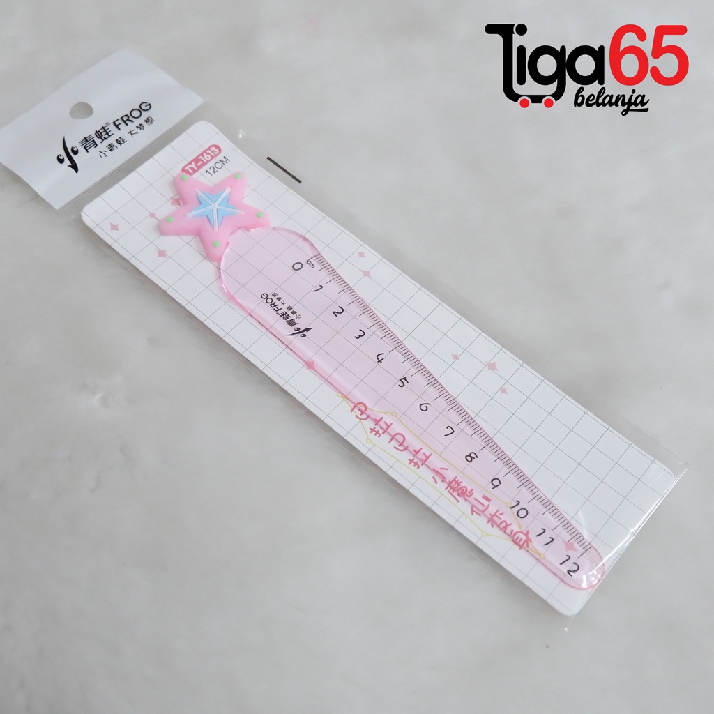 365 Penggaris Plastik #40604 Type TY Penggaris / Penggaris Fancy / Penggaris Plastik 12 Cm