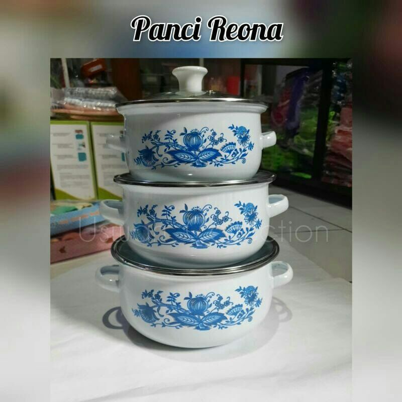 Panci Enamel Susun 3