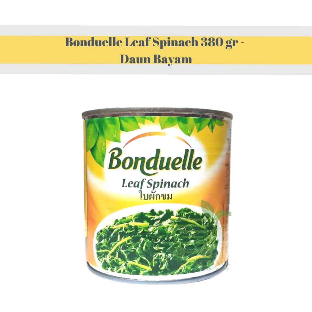 Bonduelle Leaf Spinach 380 gr - Daun Bayam