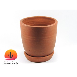  Pot  Terracotta  Tanah  Liat  Gerabah  D08 Cosmo  Shopee Indonesia