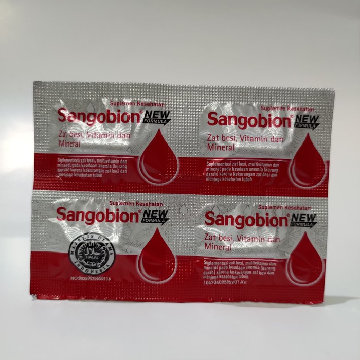 Sangobion penambah darah isi 4kapsul