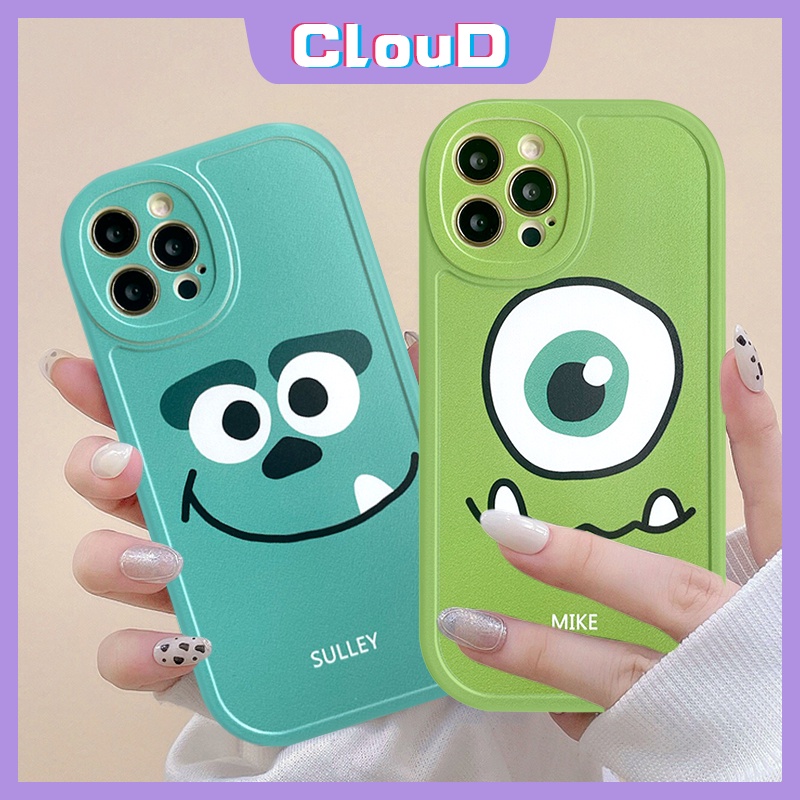 Soft Case TPU Motif Monster Mata Besar Untuk Vivo Y12 Y21 Y20 Y93 Y15s Y91 Y51A Y91C Y12i Y33S Y21S Y15 Y21A Y01 Y33T Y20i Y30 Y1 Y15 Y21S Y21S Y1Y15S Y21T Y31S Y30 Y50S