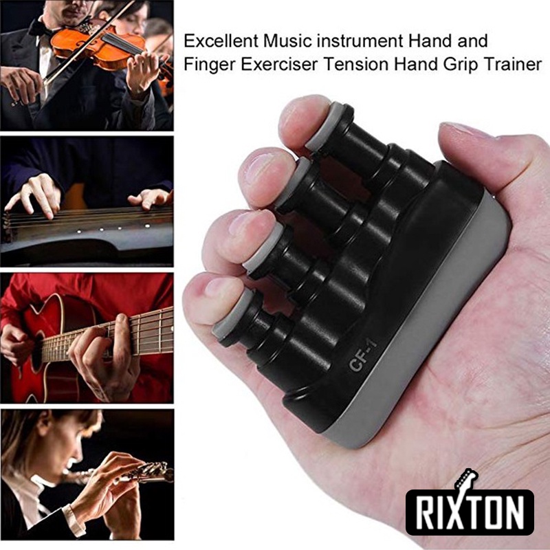 Rixton Finger Exercise Alat Senam Jari Latihan Gitar Melatih Jari Bermain Guitar Piano Biola Flute