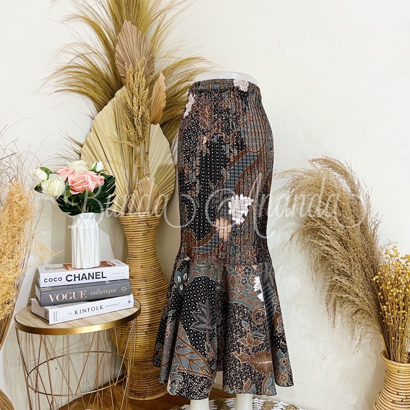 Rok Batik Plisket Duyung-Selena Milo