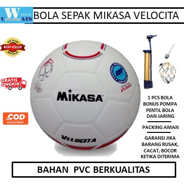 NEW BOLA SEPAK MIKASA VELOCITA FREE POMPA PENTIL JARING - BOLA SEPAK ORIGINAL - BOLA SEPAK MURAH