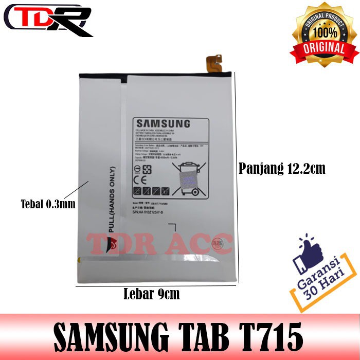 BATRE - BATRAI - BATERAI SAMSUNG TAB S2 8&quot; T715 T710/EB-BT710ABE