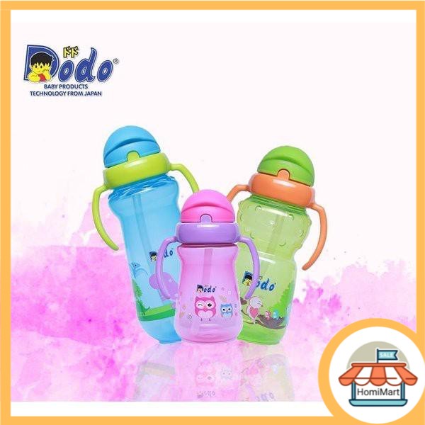 DODO Botol Minum Sedotan Sport Handle Cup / Botol Minum Sedotan Bayi Anak Training Cup